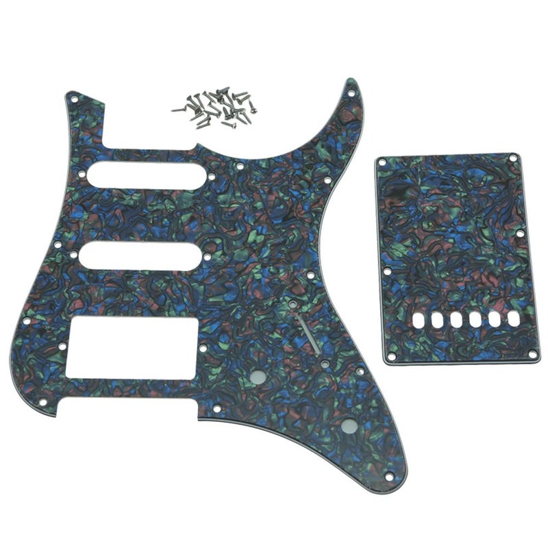 KAISH Guitar HSS Pickguard and Tremolo Cover fits Yamaha PACIFICA Guitar Abalone Pearl - Image 1